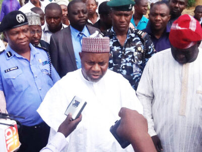 ACTING GOVERNOR OF TARABA INSPECTS PROJECT IN TAKUM LGA